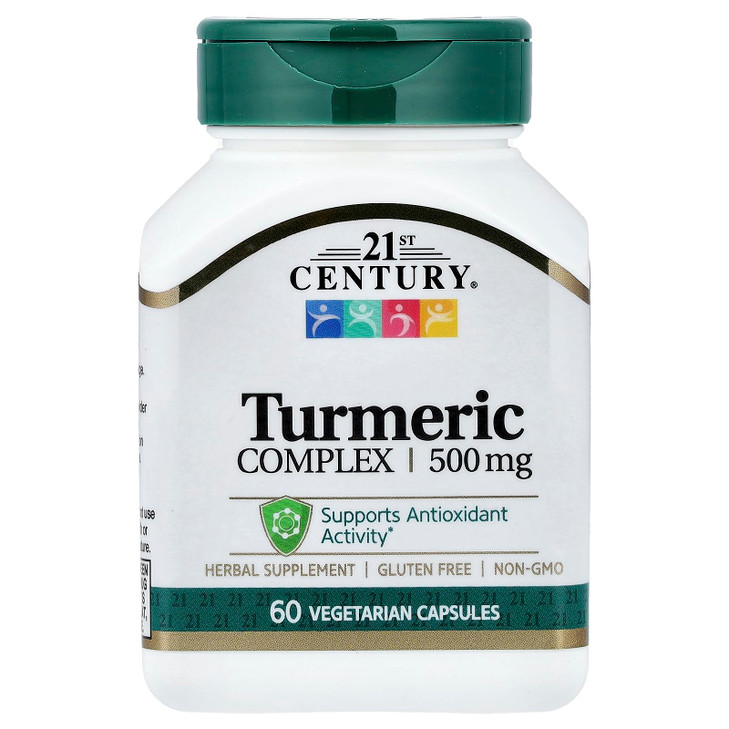 21st Century Turmeric Complex Vegetarian Capsules, 60 Count