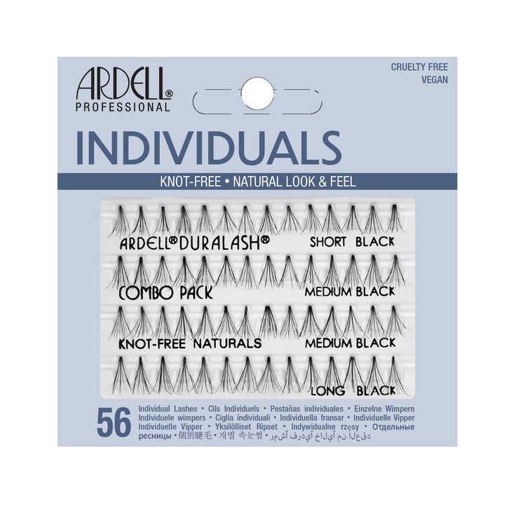 Ardell DuraLash Naturals Combo Pack - Flare Short, Medium, Long Black