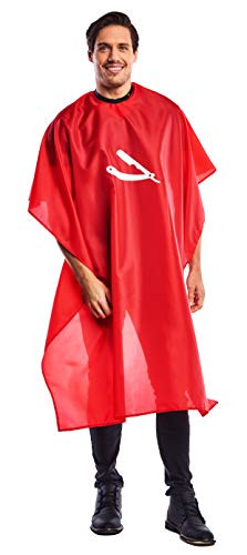 Betty Dain Barber Pole Cutting/Styling Cape, Red