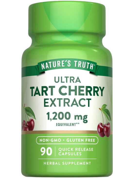 Nature's Truth Tart Cherry Extract Capsules | 1200 mg | 90 Count | Non-GMO & Gluten Free Supplement