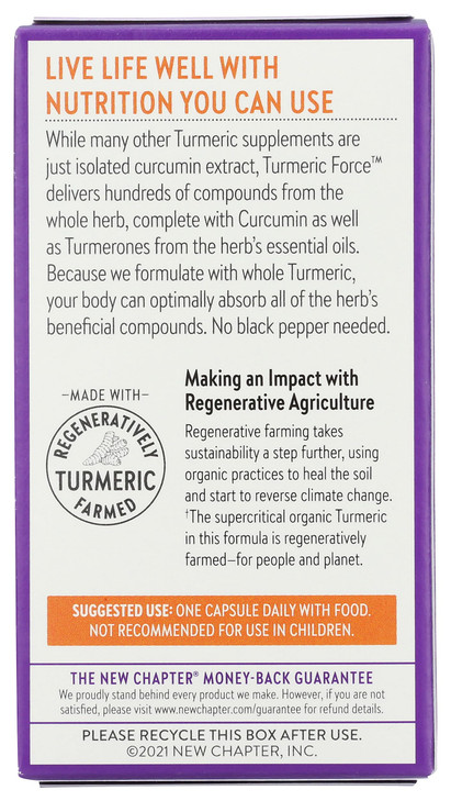 New Chapter Turmeric Force, 30 Ct