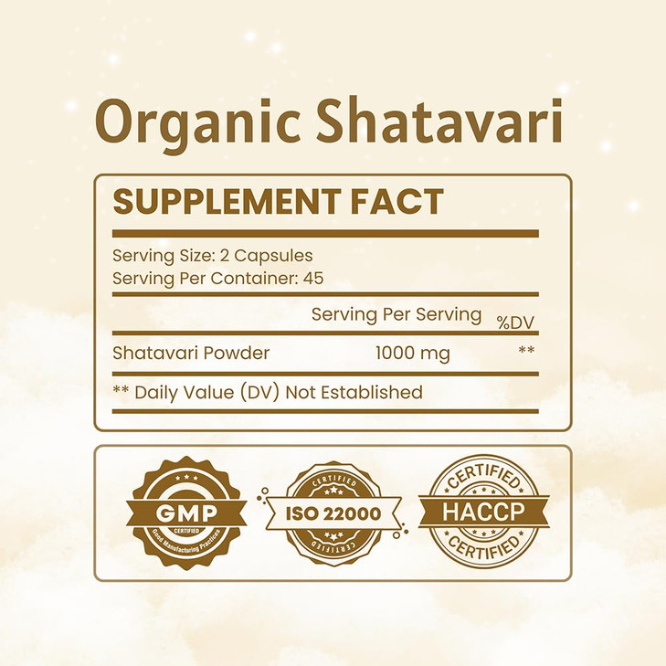 Ireya Ayurveda Shatavari Capsules (90 Capsules) 1000 mg | Lactation Supplement for Women | Organic Shatavari Herbal Supplement Made with Shatavari Ro