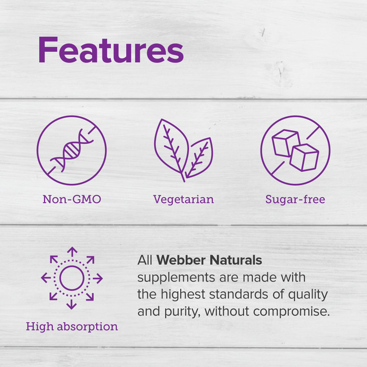 Webber Naturals Magnesium Citrate, 150 mg Per Capsule, 250 Capsules, High Absorption, Helps Support Bones, Teeth and Proper Muscle & Heart Function,