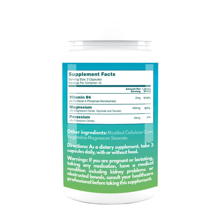 VAL Triple Magnesium Complex 400mg (Glycinate, Taurate & Citrate) for Muscle Relaxation, Sleep & Calm Energy, Vegan, Non-GMO, 90 Capsules