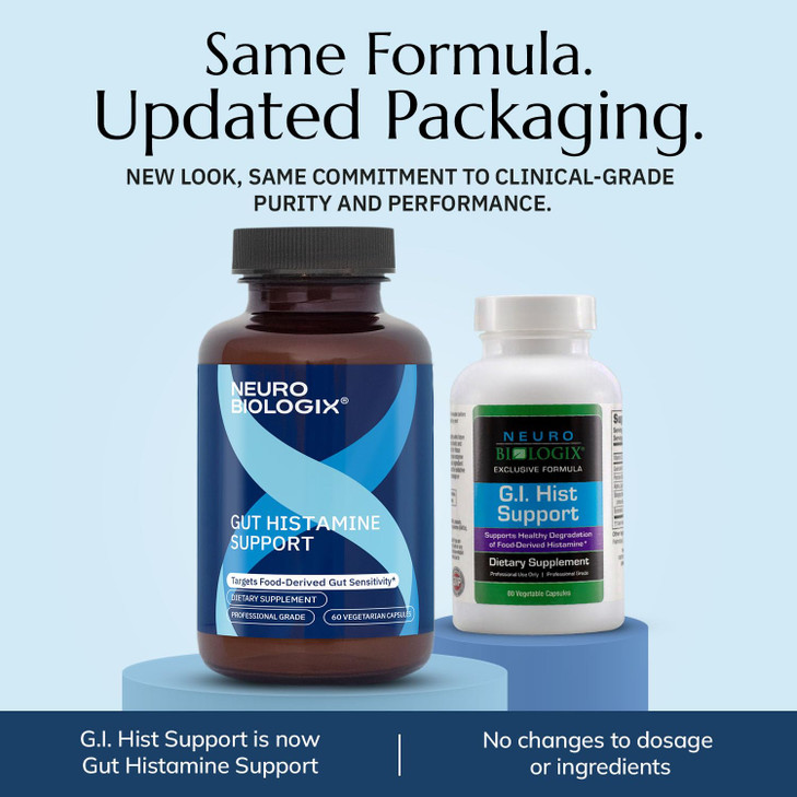 Neurobiologix Gut Histamine Support Supplement, Digestion & Immune Balance with Vitamin C, NAC, Bromelain & Quercetin, Supports Food-Derived Histamin
