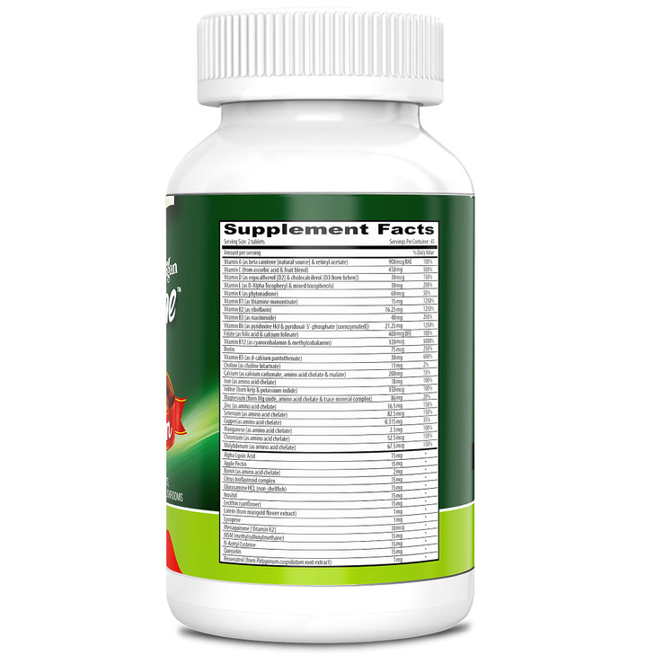 DEVA Tuba Prime Vegan Multivitamin - High-Potency Vitamin and Mineral Dietary Supplement - Antioxidants, Fruit and Vegetable Blend, Super Mushrooms,