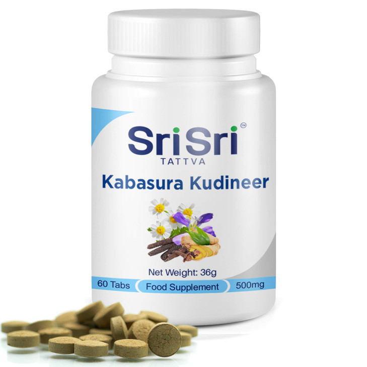 SRI SRI TATTVA Kabasura Kudineer Immunity Booster - Respiratory Ailments (60 Tabs)