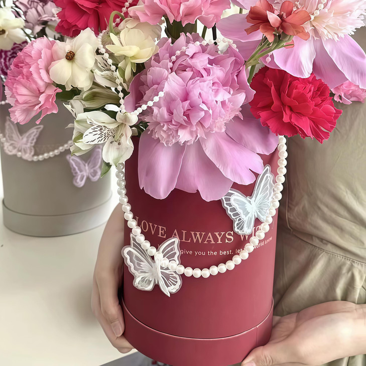 10PCS Butterfly Hair Clip Lace Butterfly Hairpins Hair Accessories for Women Girls (White)