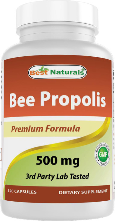 Best Naturals Bee Propolis 500 mg 120 Capsules
