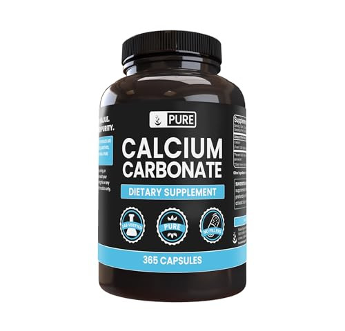 Pure Original Ingredients Calcium Carbonate No Magnesium Or Rice Fillers, Always Pure, Lab Verified