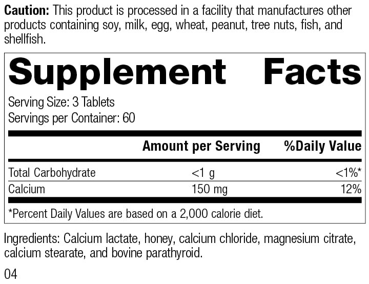 Standard Process Cal-Ma Plus - Calcium Support for Endocrine and Cellular Functions - Aids Healthy Bones, Nerves & Muscle Function - Gluten-Free, Non