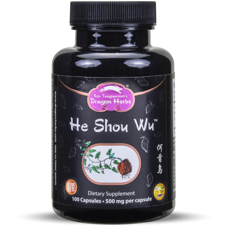 Dragon Herbs He Shou Wu | Prepared He Shou Wu Supplement to Support Energy, Mood, Immune Support, Healthy Aging, Hair | All Natural Ingredients, Non-