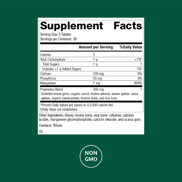 Standard Process Bio-Dent - Supports Bone & Muscle Health - Aids The Production of Cartilage & Collagen - Supports Energy Metabolism - Whole Food-Bas