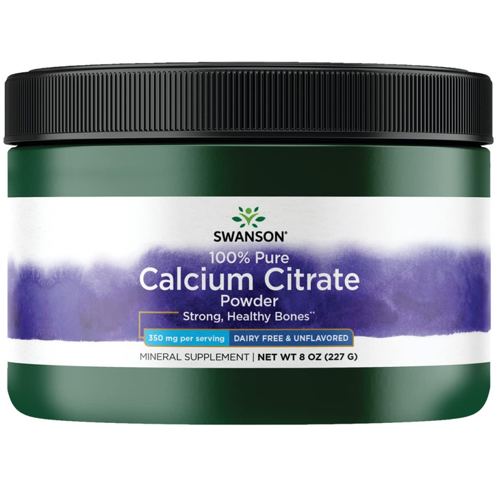 Swanson 100% Pure Calcium Citrate PWD 8 OZ