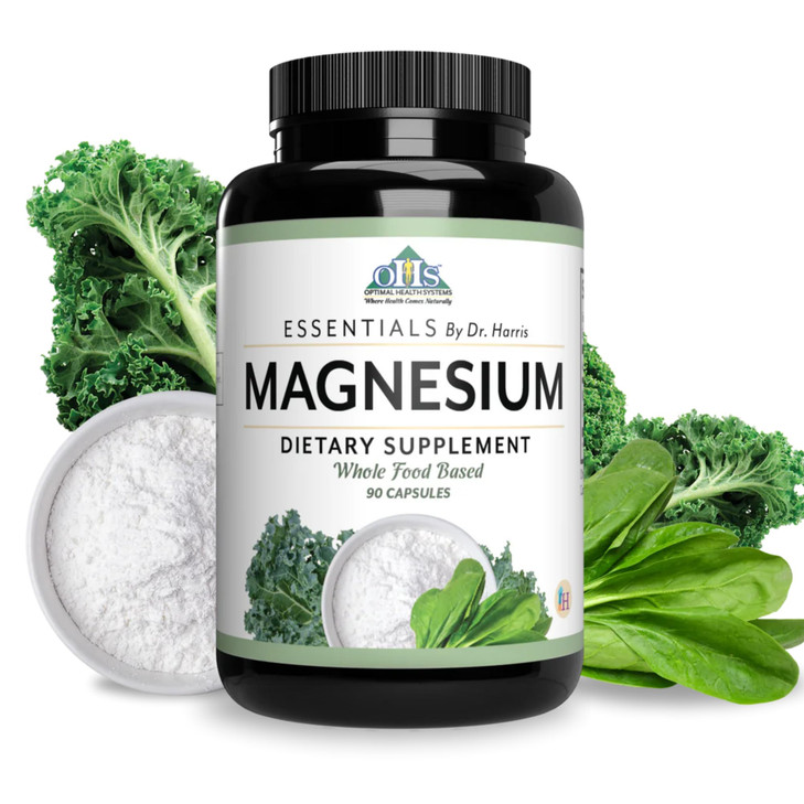 Optimal Health Systems Magnesium | Patented Magnesium Glycinate 432 mg | Supports Muscle Function | Heart Health Support Blend | 90 Capsules
