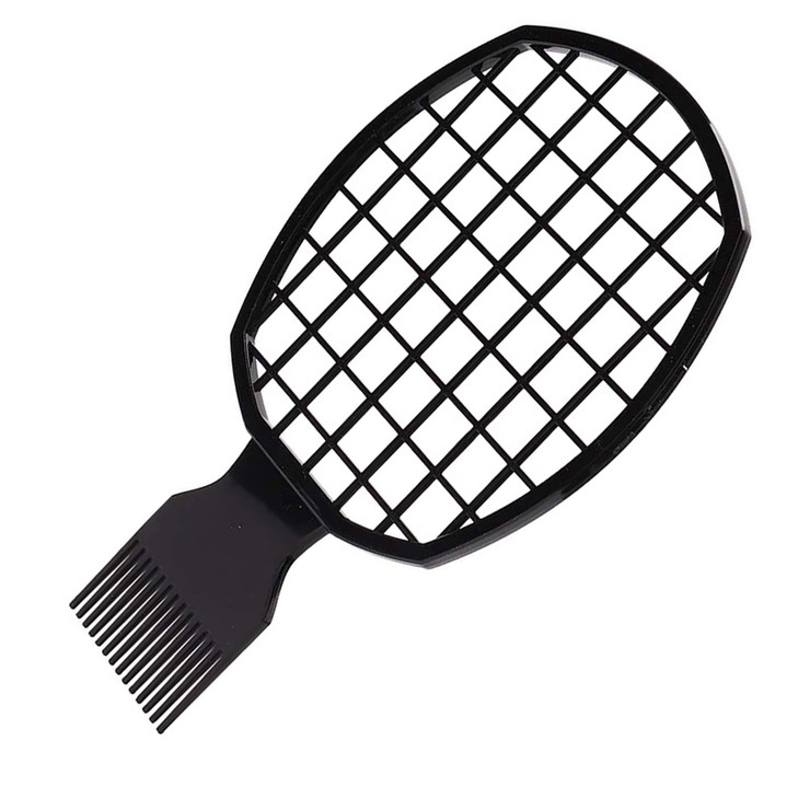 Hair Styling Comb Black Hair Curling Sponge Tin Foil Iron Men's Hairstyle Beauty Salon Styling Comb Black