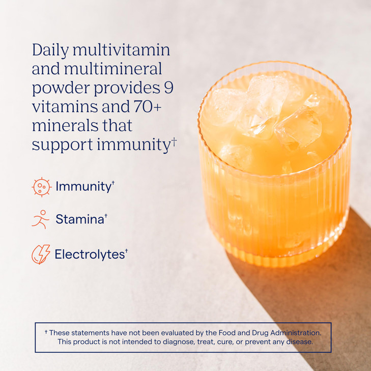 Trace Minerals Power Pak Multivitamin and Multimineral Packets - Electrolyte Support - 1200 mg Vitamin C plus 70+ Trace Minerals - Guava Passion Frui