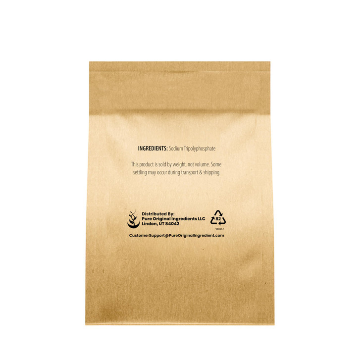 Pure Original Ingredients Sodium Tripolyphosphate (8 oz) Powerful Cleaning Agent, Water Softener, Laundry Additive