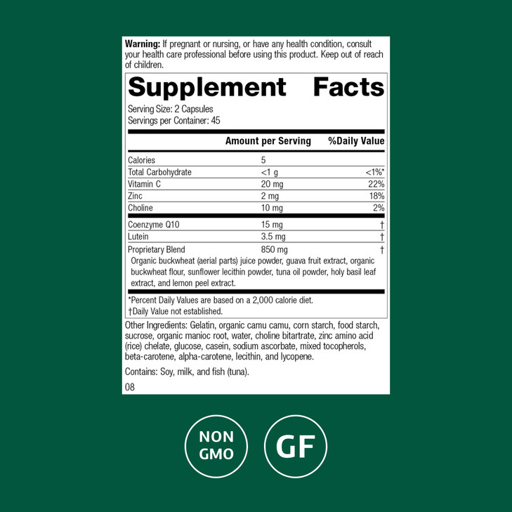 Standard Process Regeneplex - Skin Health Supplement with Vitamin C & Zinc - Supports Cellular Function - Gluten-Free - 90 Capsules (45 Servings)