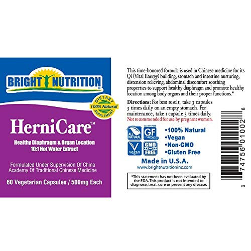 HerniCare 120 Vegetarian Capsules (2-60 Count Bottles)