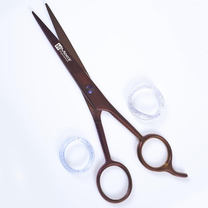 Macs Professional Hair Cutting Scissors,6.5 Inch Hairdressing Scissor, Premium Stainless Steel Razor with Sharp Edge Blade & Salon Scissors, for Men,