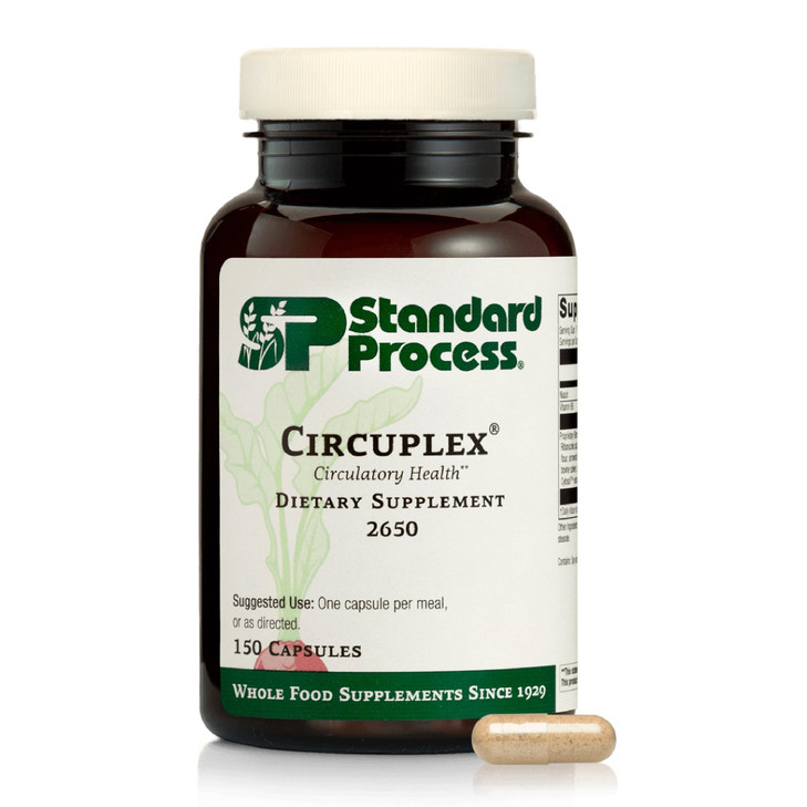 Standard Process Circuplex - Vascular & Nervous System Support - Blood Health Supplement with Niacin & Vitamin B6 - Non-Dairy, Whole Food-Based Suppl