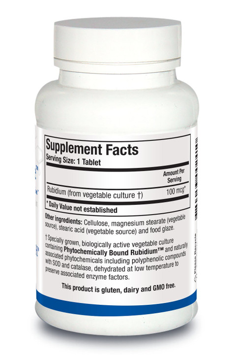 Biotics Research Rb Zyme Whole Food Rubidium Source, Ultra Trace Mineral, Glandular Health. 100 Tablets