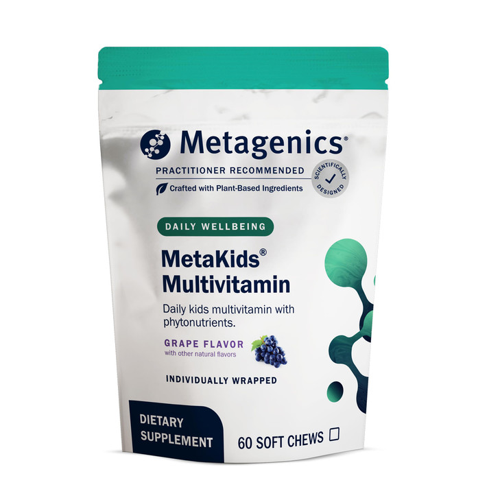 Metagenics MetaKids Multivitamin Soft Chews - Complete Daily Vitamin for Kids* - with Vitamins A, C, D, E & B Complex for Immune, Bone & Growth Suppo
