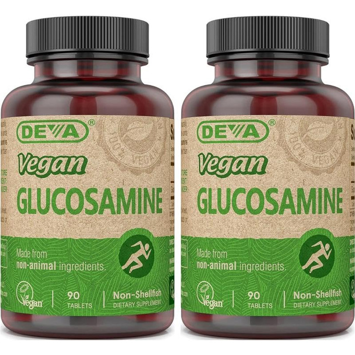 DEVA Vegan Glucosamine 90 Tabs (Pack of 2)