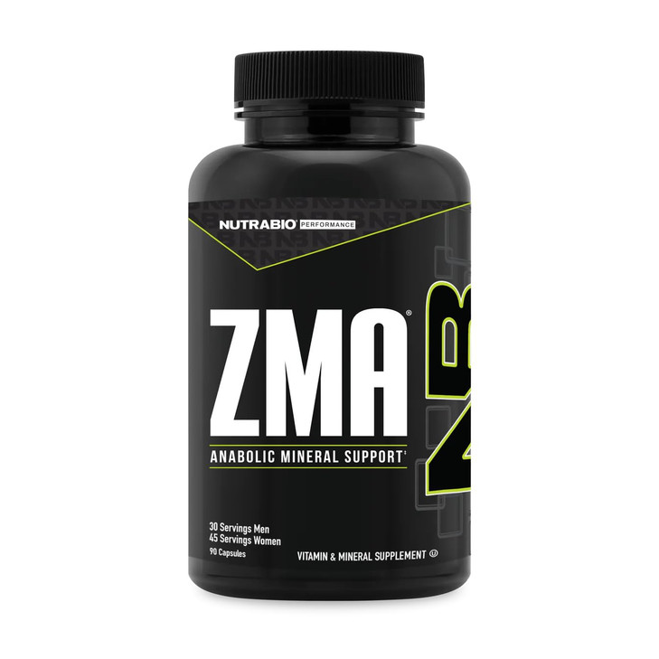 NutraBio ZMA Supplements for Men & Women- Zinc Magnesium Supplements to Support Hormone Levels -Sleep- Muscle Recovery-Immune Health 90 Count