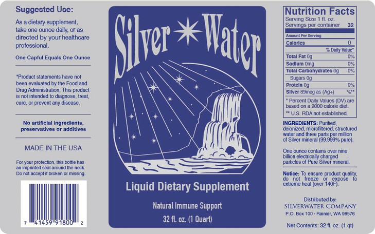 Wayne Rowland Silver Water (Original Formula) (3 Pack)