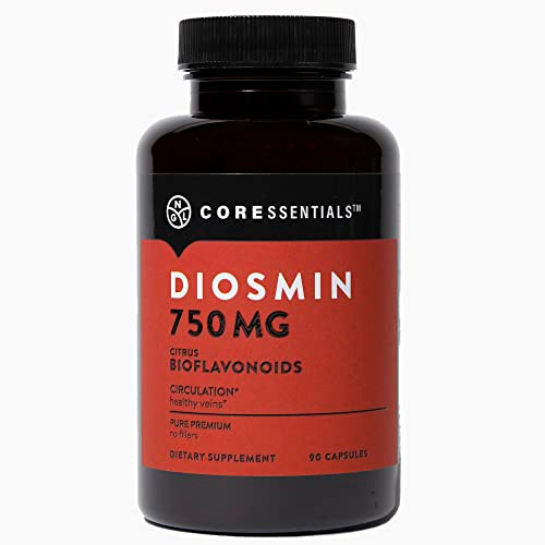 NGL Pure Diosmin 750 mg - Citrus Bioflavonoids for Blood Circulation, Leg Veins Health, Purity Guarantee 90 Capsules
