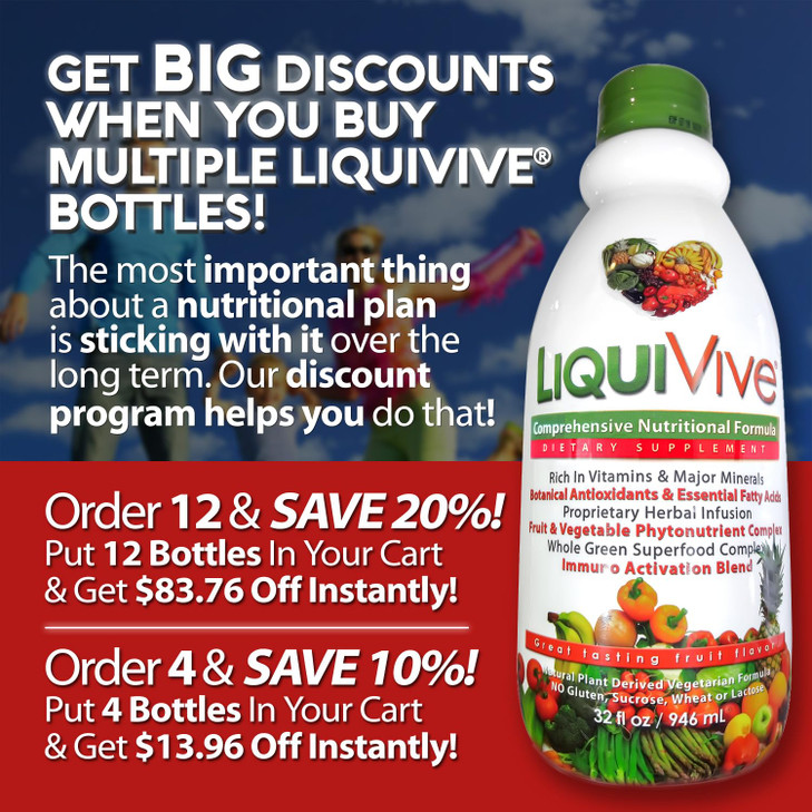 LiquiVive Liquid Vitamins Mega Nutrition | Vegetarian Daily Multivitamin Balance Immune Support Booster Superfood of Nature | Vitamin C D3 A B12 E K
