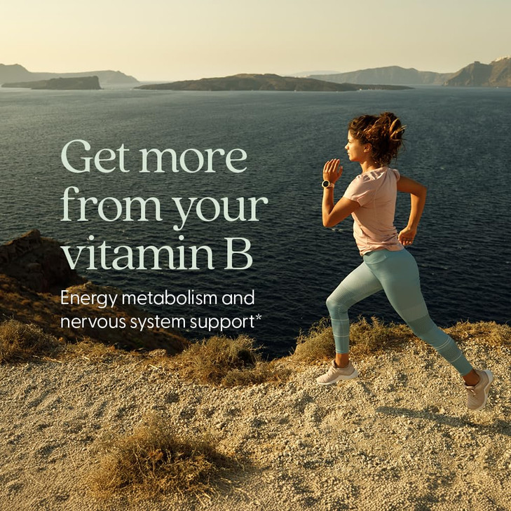 New Chapter Vitamin B Complex  Fermented Coenzyme B Complex Rich in Vitamin B12 + Vitamin B6 + Biotin + Made with Organic Ingredients - 30 ct
