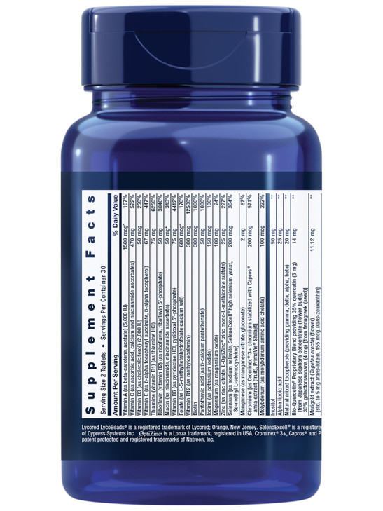 Life Extension Two-Per-Day Multivitamin  Daily Dose of Vitamins & Minerals for Men and Women - Complete Essential Vitamin Supplement for Energy, Hea