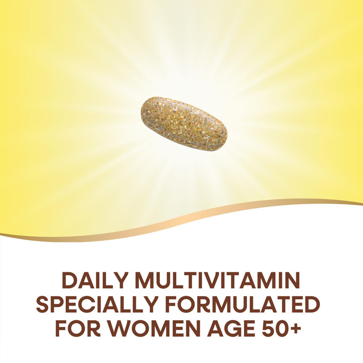 Natures Way Alive! Vitamins for Women 50 Plus, Complete Multivitamin, High Potency Formula, with Methylated B12, Gluten-Free, 150 Tablets