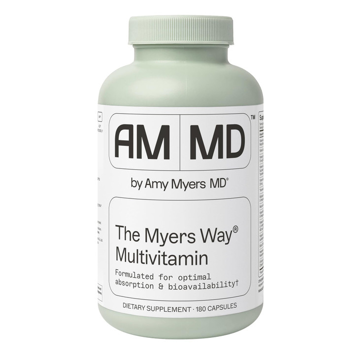 Amy Myers MD The Myers Way Multivitamin - Supports Healthy Immune, Thyroid & Adrenal Function - Gluten-Free, Non-Dairy & Iron Free Healthcare Supplem