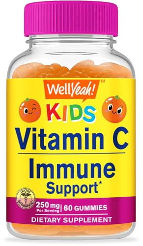 WellYeah Kids Vitamin C Gummies (250mg) - 60 Gummies