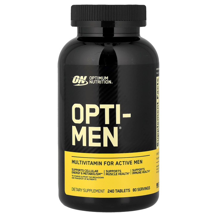 Optimum Nutrition Opti-Men Daily Multivitamin Supplement, 240 Count