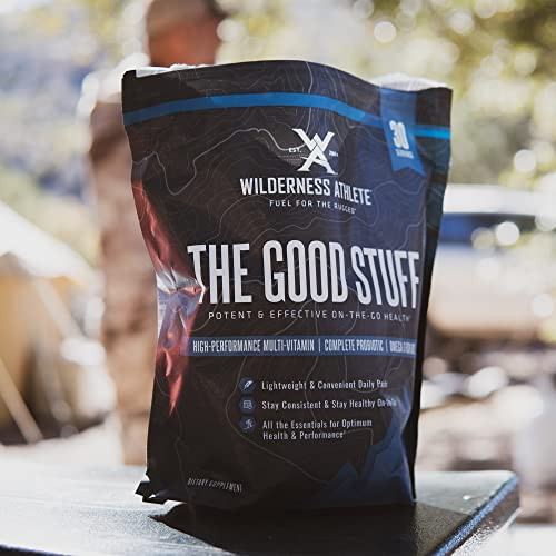 Wilderness Athlete - The Good Stuff | Daily Vitamin Pack - Multivitamin for Women & Men - Vitamin Packs for Men & Women Health - Supplement Probiotic