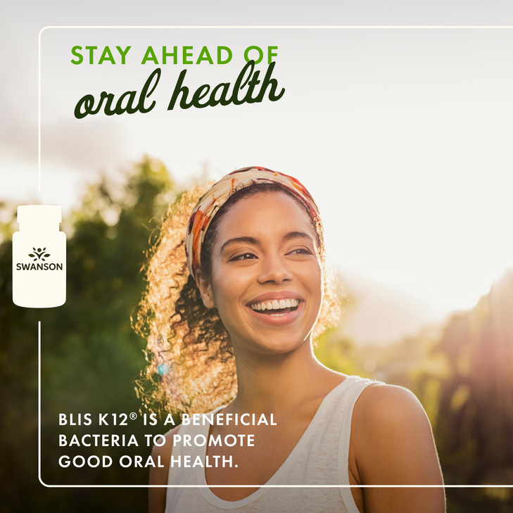 Swanson Oral Probiotic Formula - Oral and Immune System Health - Natural Strawberry Flavor 30 Chwbls