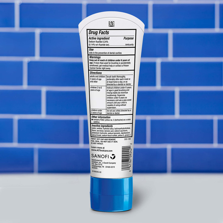 ACT Kids Anticavity Fluoride Toothpaste 4.6 oz. Wild Watermelon