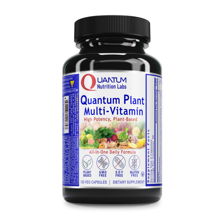 QNL Quantum Plant Multi-Vitamin - Complete Multivitamin - Immune Support for Adults - Natural Multivitamin for Men & Women - 120 Plant-Source Capsule