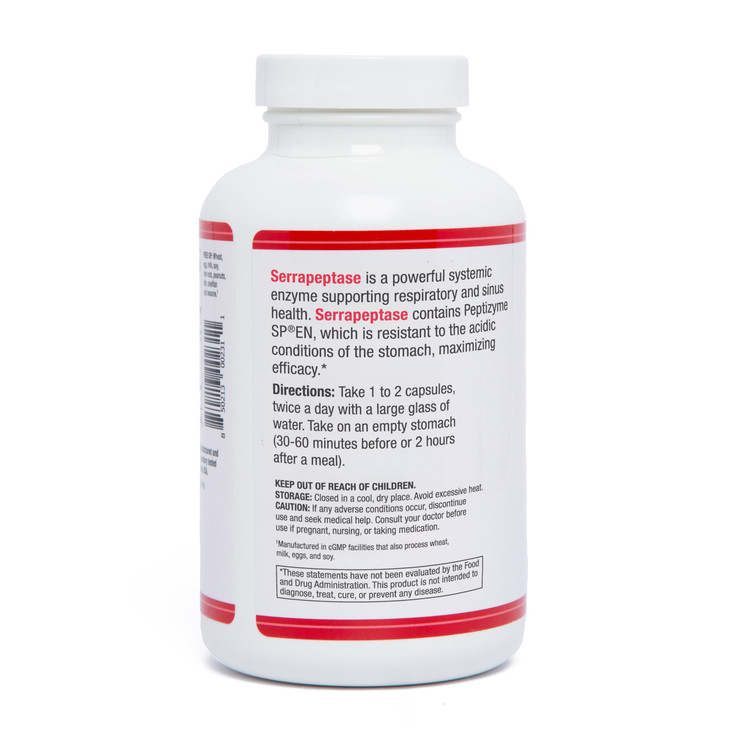 AST Enzymes Serrapeptase 80,000 SPU  300 Vegetarian Capsules - Premium Natural Systemic Enzymes  Acid-Resistant Serrapeptase