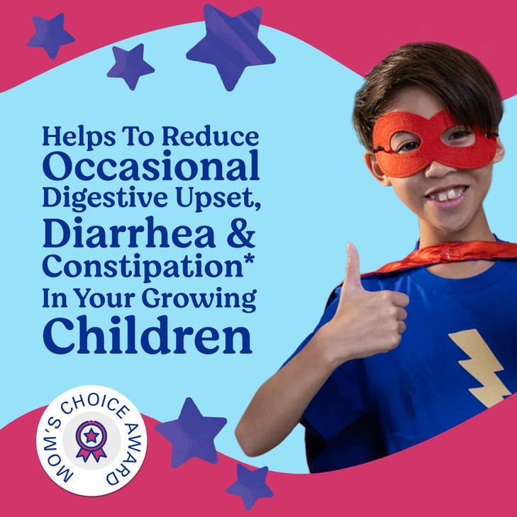 LOVEBUG Kids Probiotic Gummies  Organic Chewable Probiotics for Kids Aged 4+, Soil- Based Childrens Probiotic for Gut Health,Constipation,Digestive