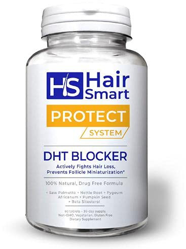 DHT Blocker Supplement for Men & Women  Hair ReGrowth Vitamins, Vegan & Gluten-Free Formula for Hair Loss Treatment Men, Saw Palmetto, Stinging Nett