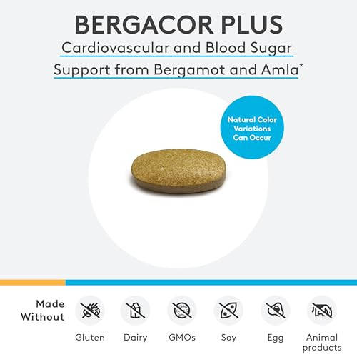 XYMOGEN BergaCor Plus - Bergamot Supplement - Polyphenols to Support Cardiovascular Health + Help Maintain Healthy Cholesterol Levels Already Within