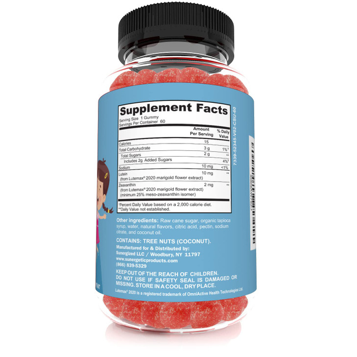 Premium Eye Support Gummies for Kids - Lutein with Zeaxanthin Supports Overall Eye Health, Vision & Macular HealthClinically Studied Lutein & Zeaxan
