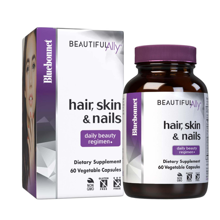 Bluebonnet Nutrition Beautiful Ally Hair, Skin & Nails, Hydrolyzed Collagen from Grass Fed Cows, Collagen Peptides Type 1 & 3, Non GMO, Gluten Free,