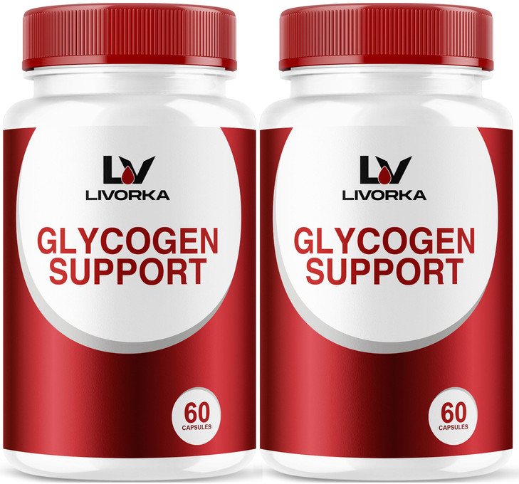 (2 Pack) Glycogen Support Capsules - Official GlycogenSupport Advanced Supplement Pills - Maximum Strength, All Natural Formula Vitamin For Overall H